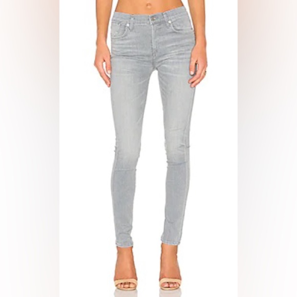 AGOLDE Sophie High Rise Skinny Jeans in Fame size 27